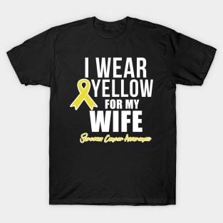 Sarcoma Cancer Shirt for Wife Sarcoma Awareness Products T-Shirt